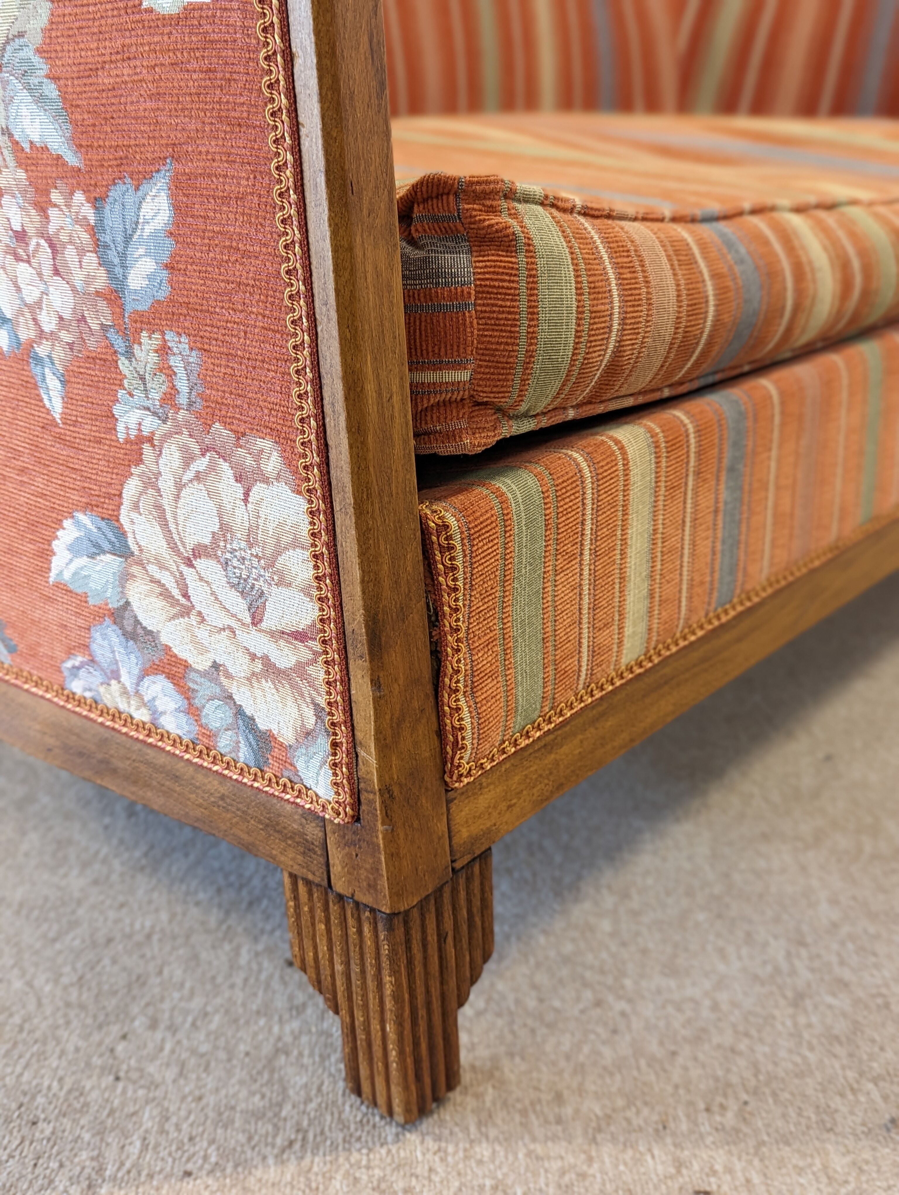 Sofa bench 2 places 40s