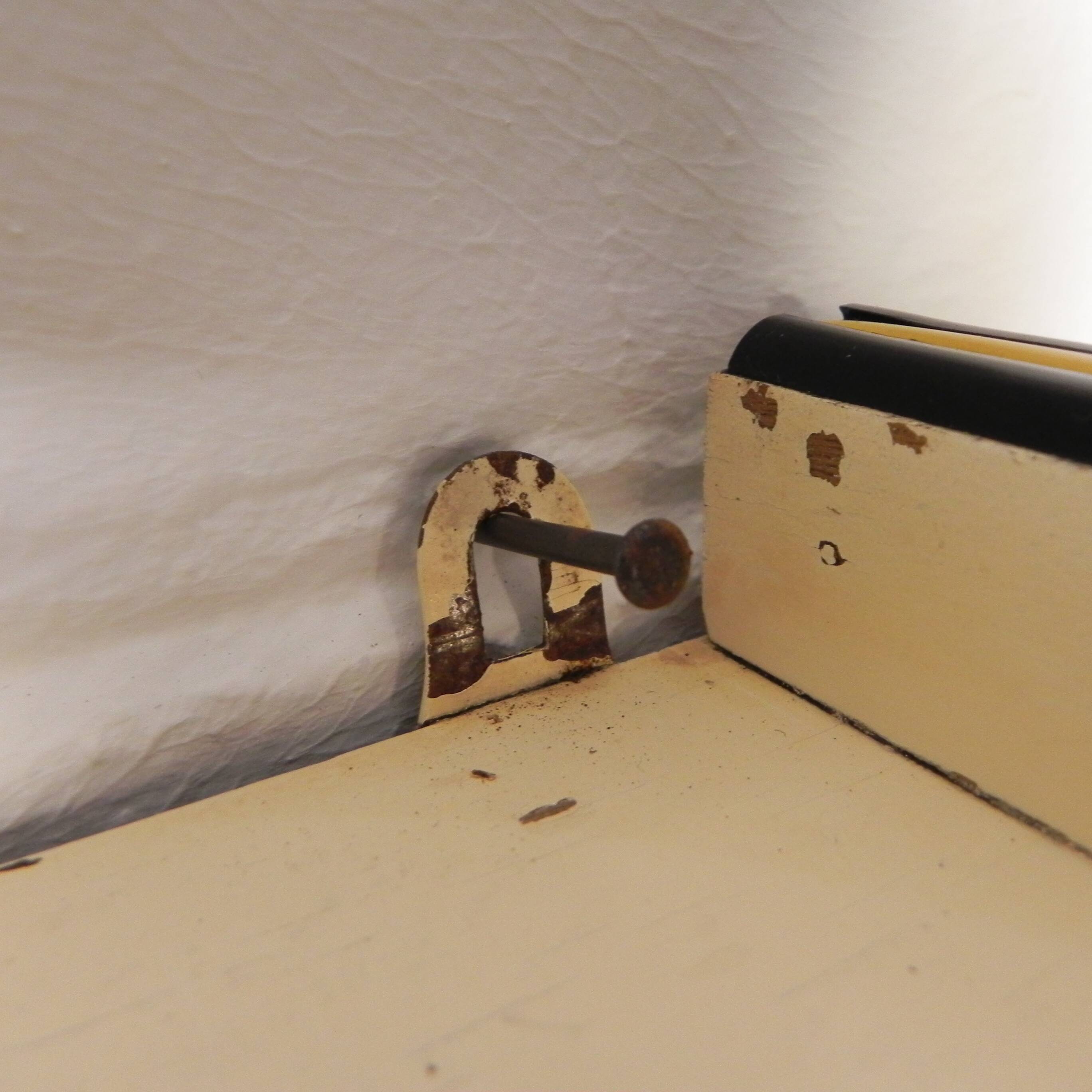 Wall cabinet with sliding glass doors, 1950s