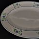 Oval Badonviller earthenware serving dish, early 20th century