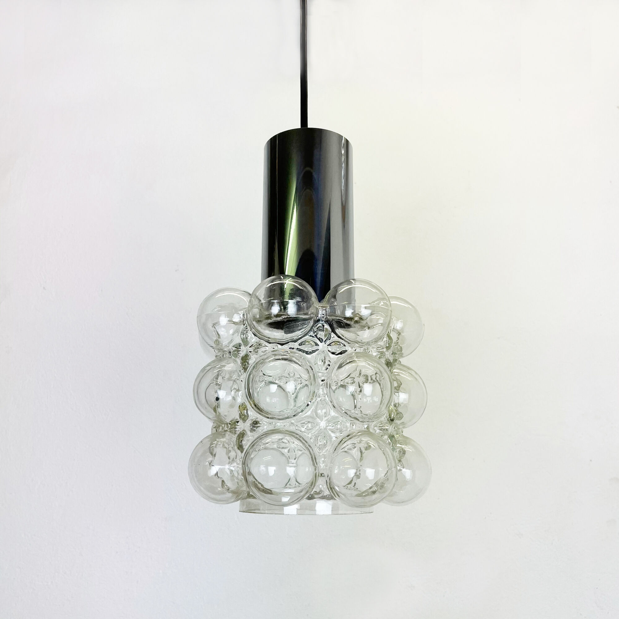 Glass bubble hanging by Helena Tynell for Glashütte Limburg, Germany 1960