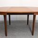 Scandinavian extendable teak round table from the 60s/70s.