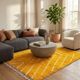 Handmade pure wool rug, size 2/3 m.