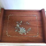 Wood and mother-of-pearl top