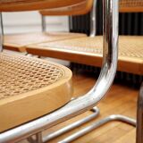 Lot of 4 Cesca B32 chairs by Marcel Breuer
