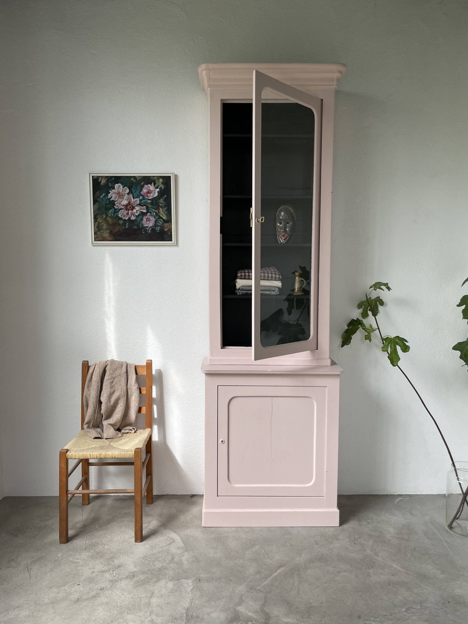 Toile huile sur bois fleurs