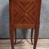 Louis XV style mahogany bedside table, circa 1900