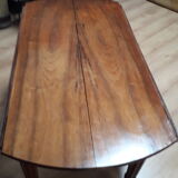 Table Louis Philippe foot turn a rabbet very practical125cm bend 64cm h 71cm