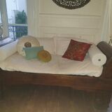 Meridian bench in solid teak (Provenance Bali)