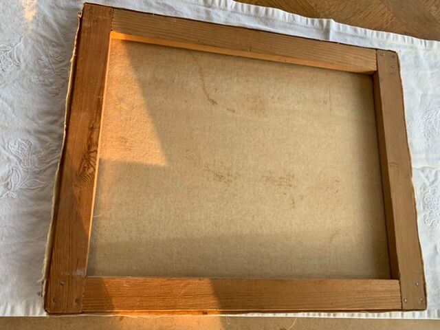 Table bouquet of roses by vintage Collet