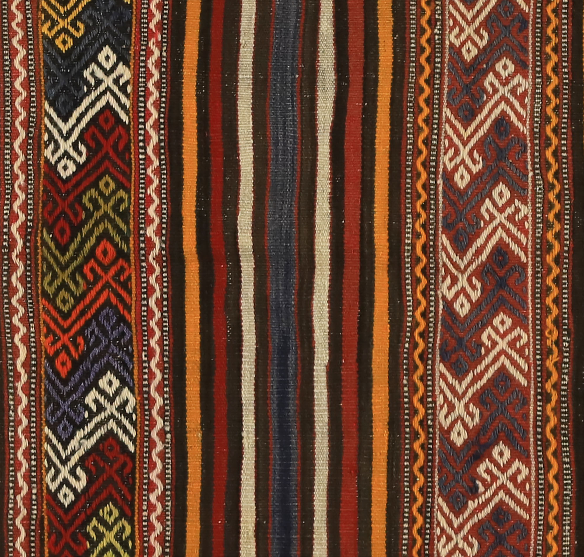 Anatolian handmade kilim rug 225 cm x 151 cm