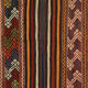 Anatolian handmade kilim rug 225 cm x 151 cm