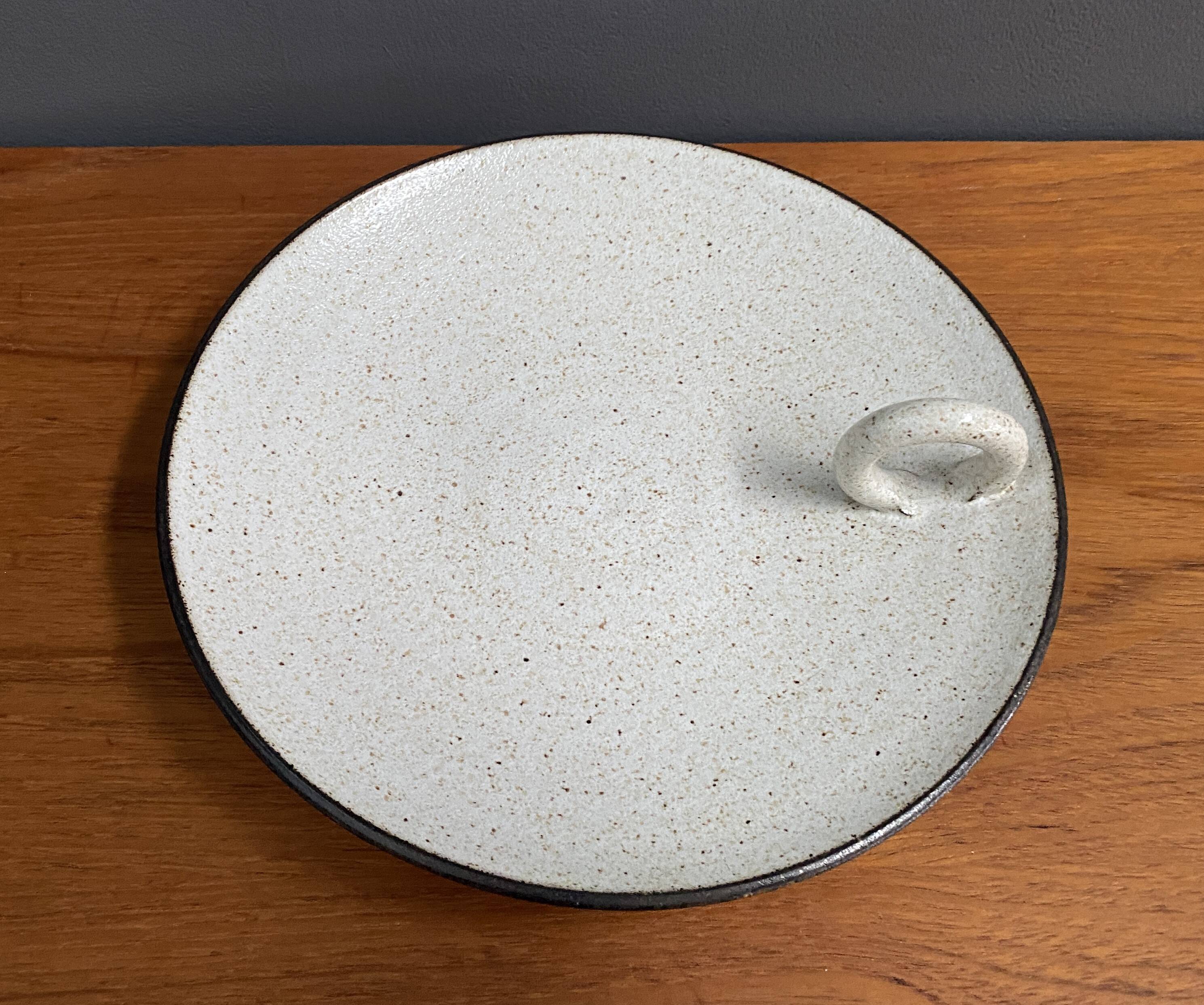 Ceramic serving tray by Zaalberg 1960s