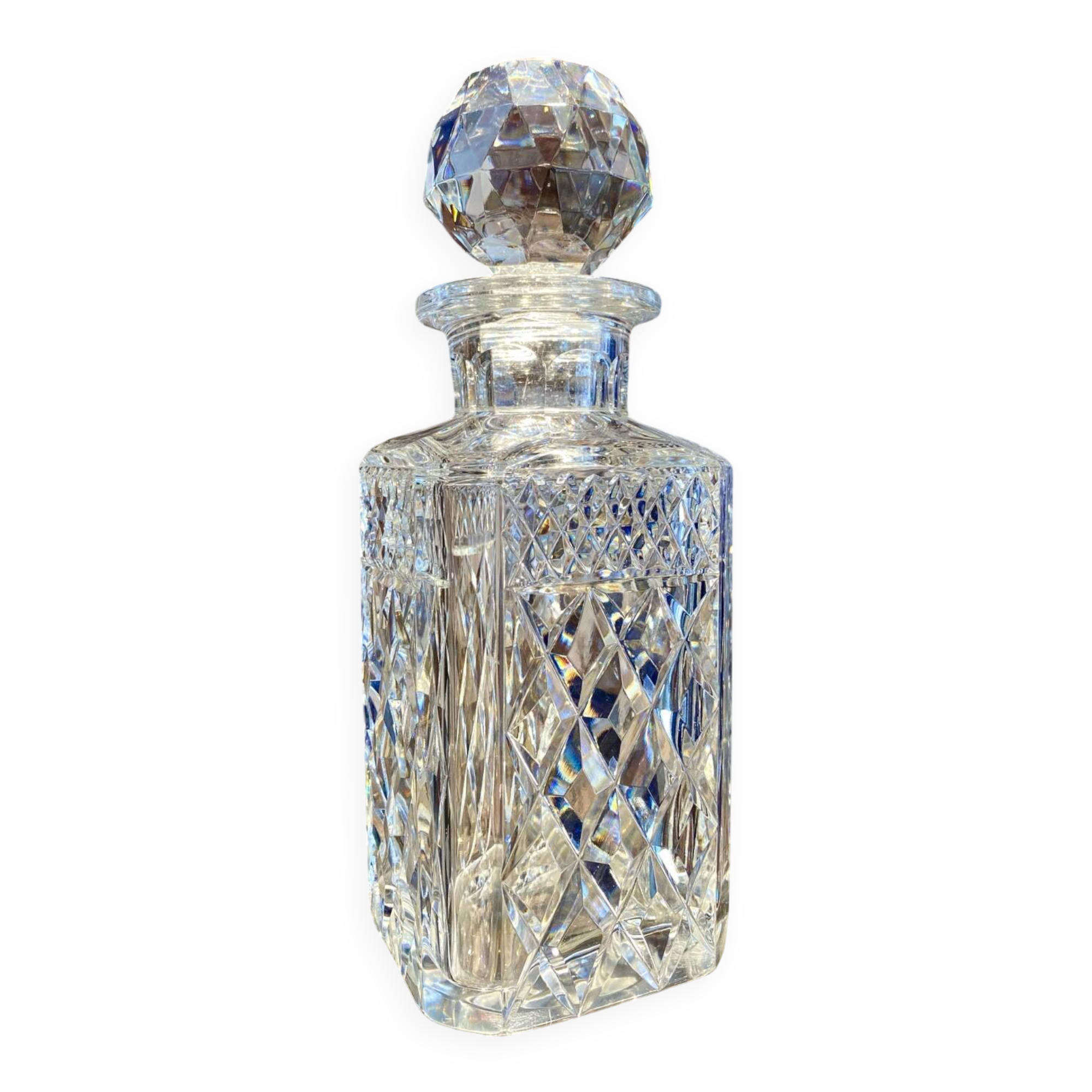 Cut crystal whisky decanter from the 60s/70s