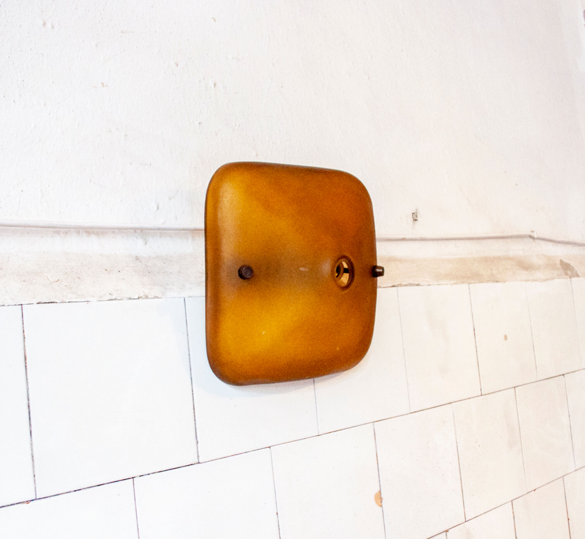 Italian Murano Glass Sconce Serie 4000 by Massimo Vignelli and Paolo Venini for Venini, 1950s