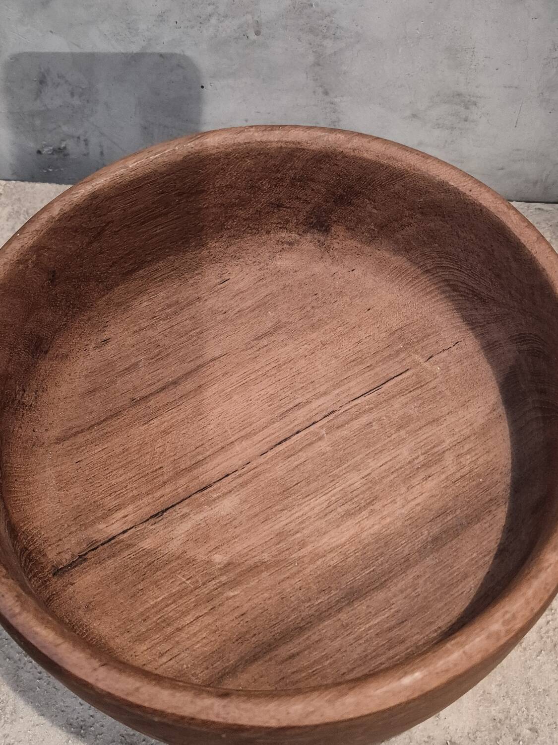 Coupe à fruits, saladier en teck