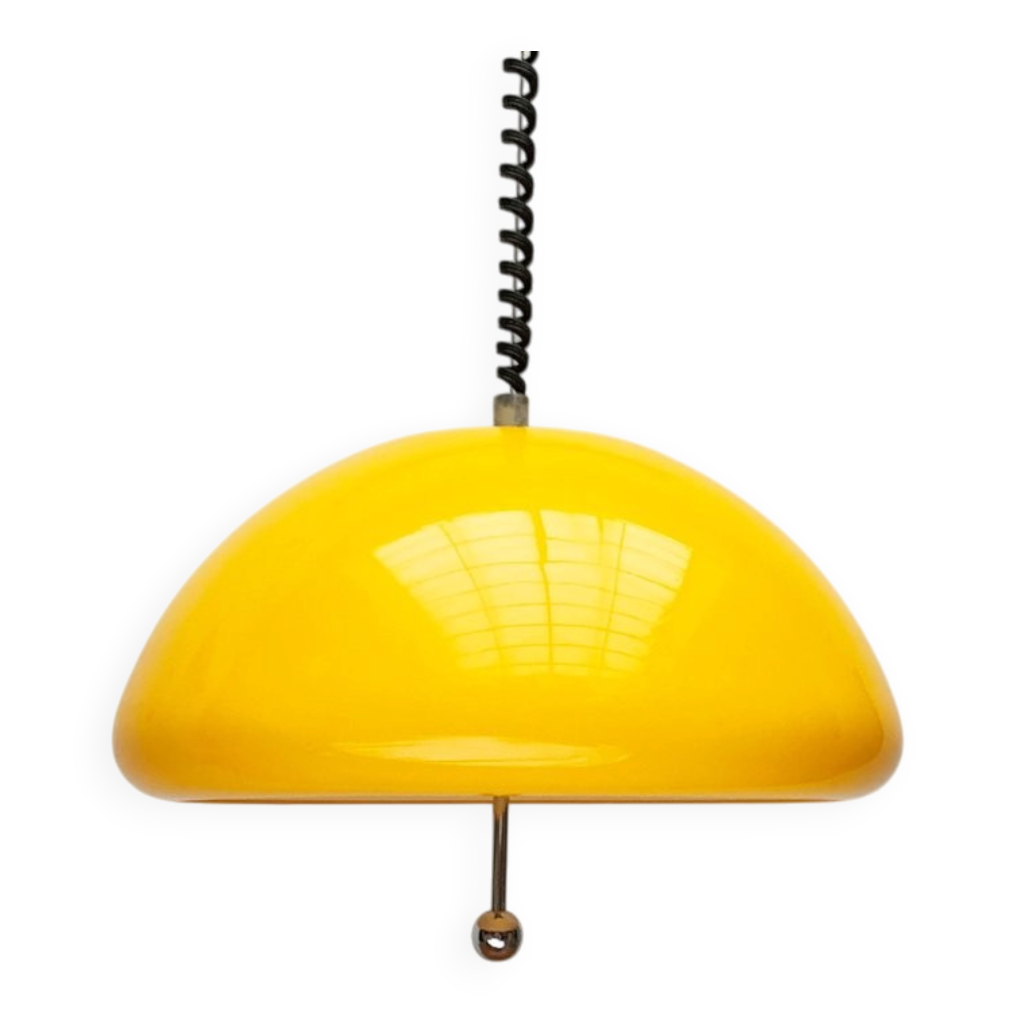 Cabras pendant lamp in Space Age style from the mid-century by Luigi Massoni for Guzzini, 1960s.