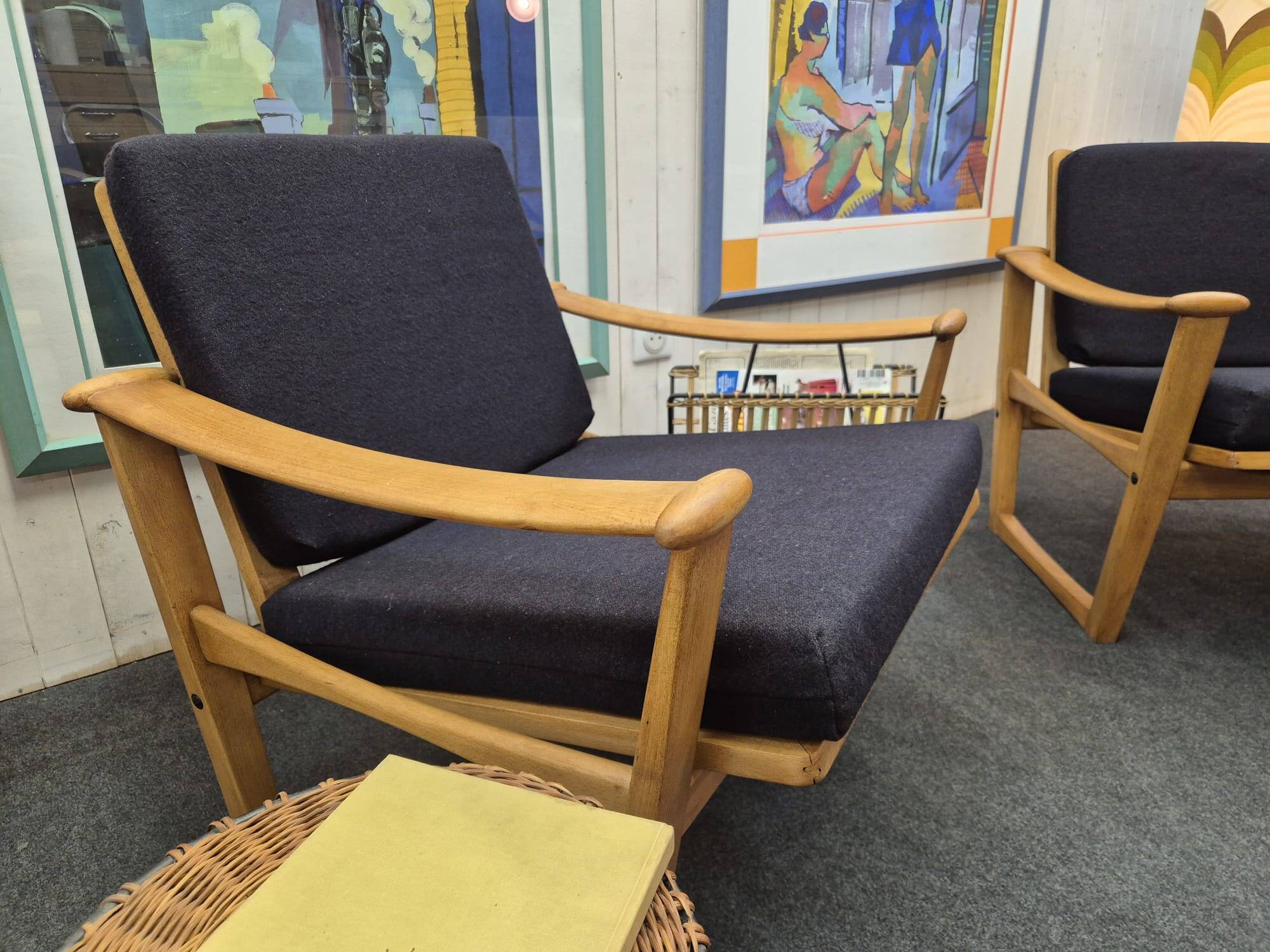 Fauteuils scandinaves M.Nissen