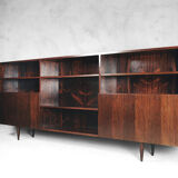 Rosewood Bookcase sideboard with shelves by Ib Kofod-Larsen, Denmark, 1960s