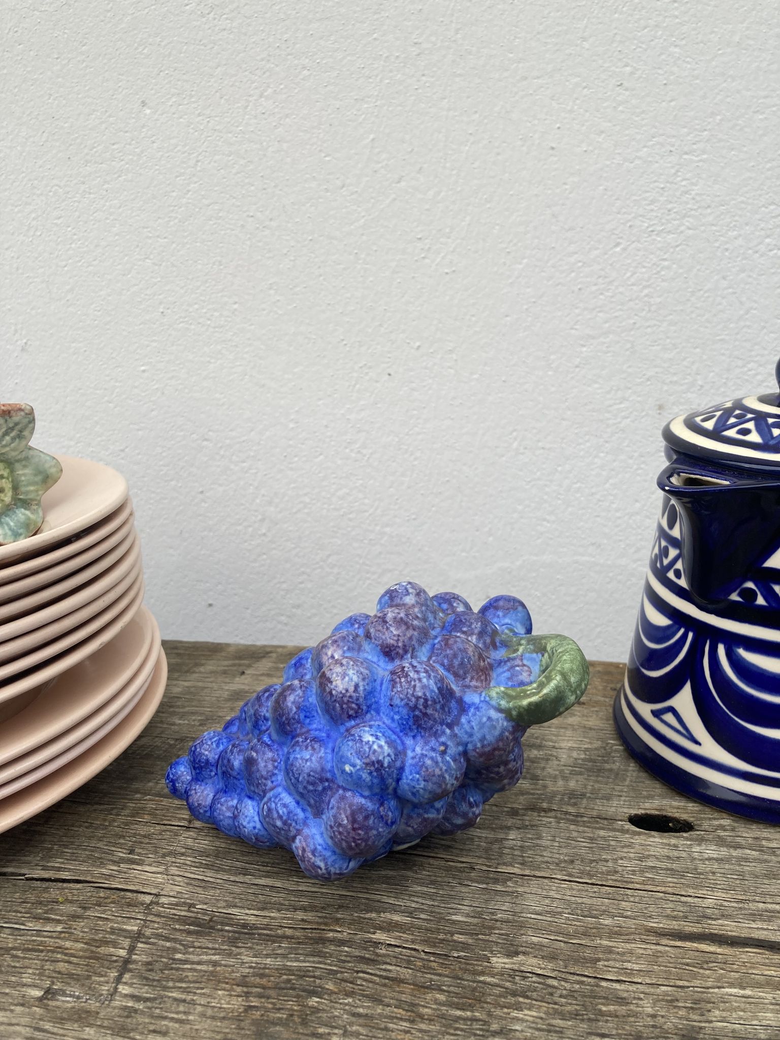 Vintage ceramic faux fruits / vintage centerpieces from the 1990s