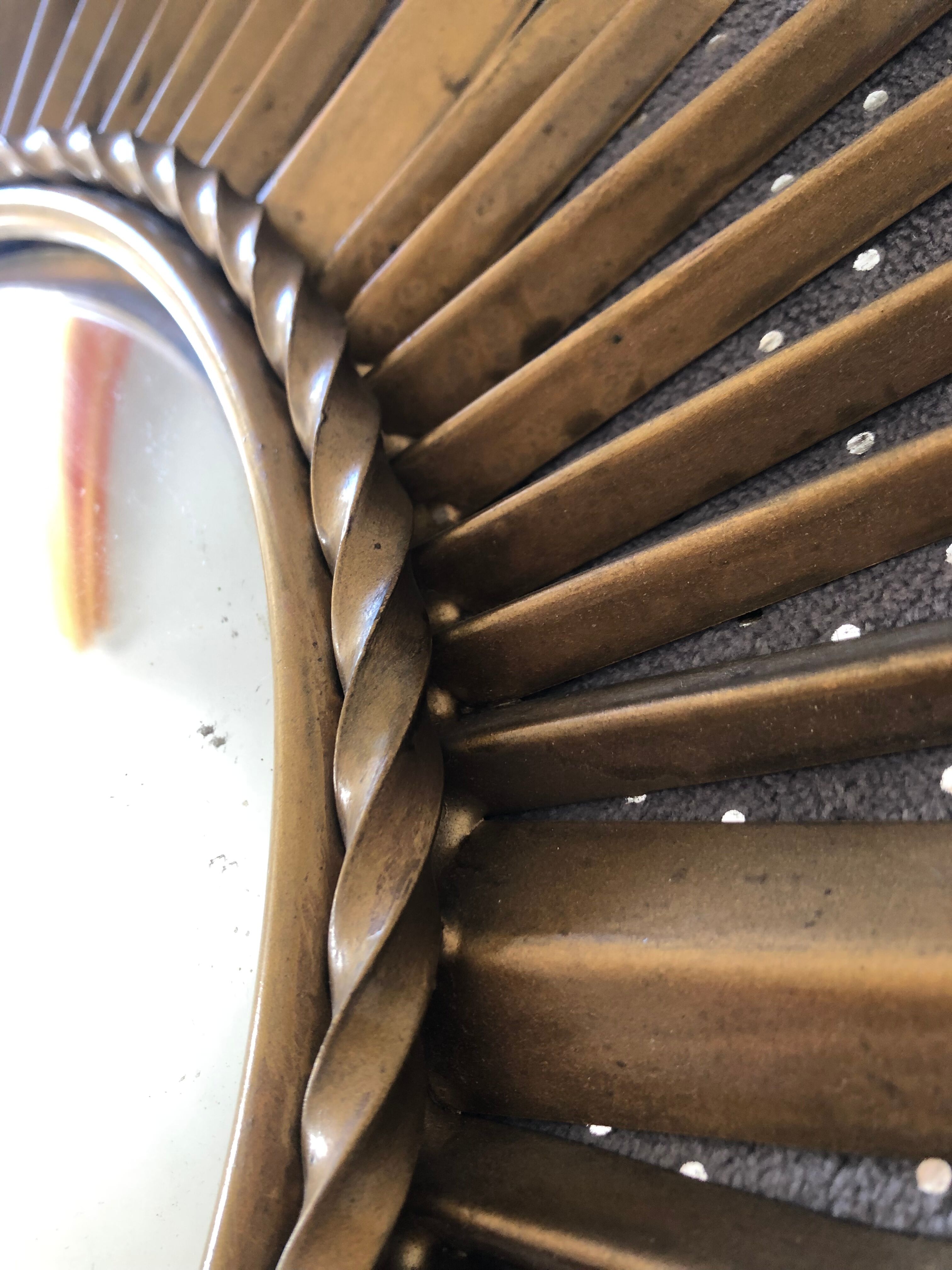 Mirror Chaty Vallauris curved 60s