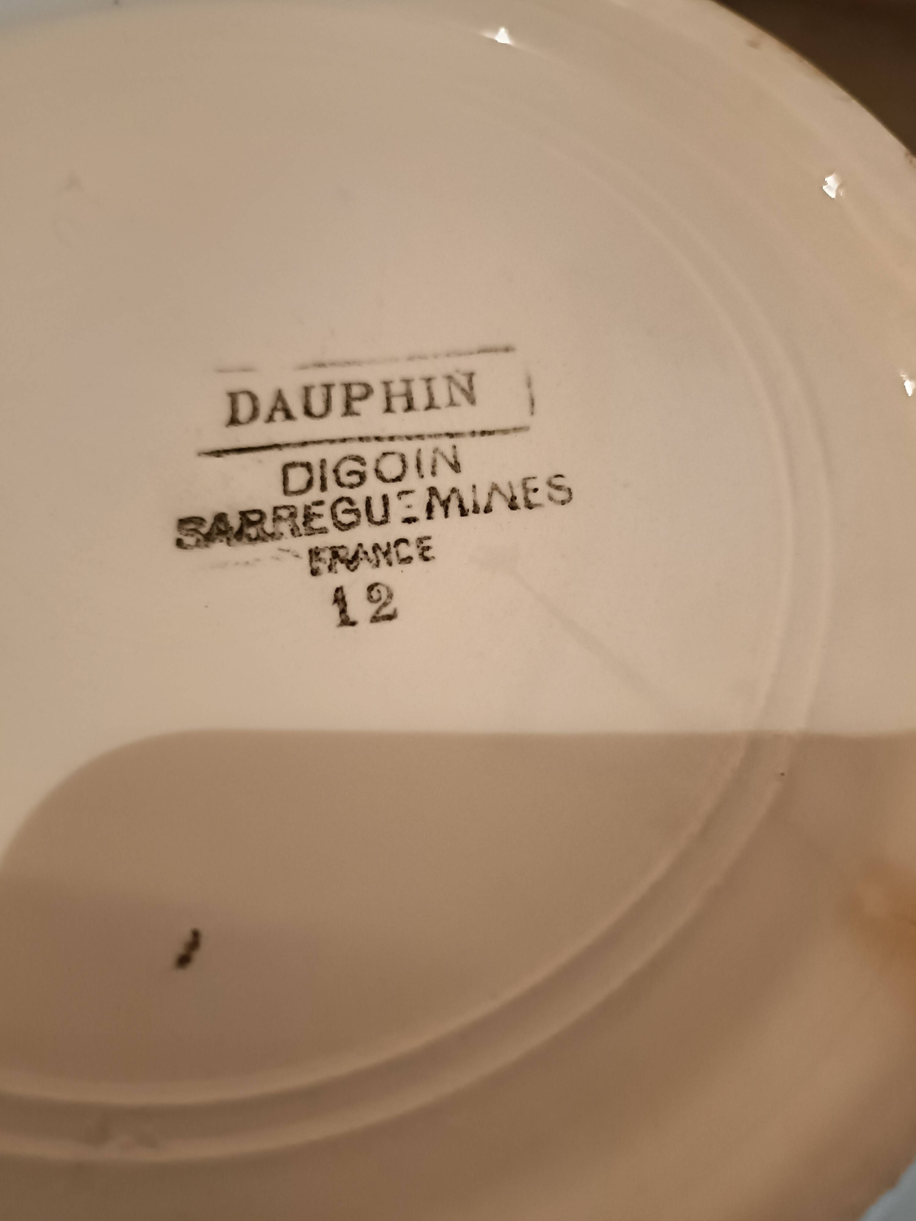 Digoin Sarreguemines soup tureen