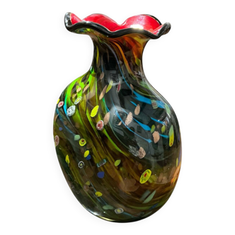 Multicolored MURANO vase