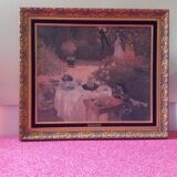 Oil on canvas-reproduction