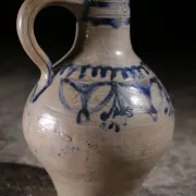 Westerwald stoneware jug with cobalt blue decor – 18th c.