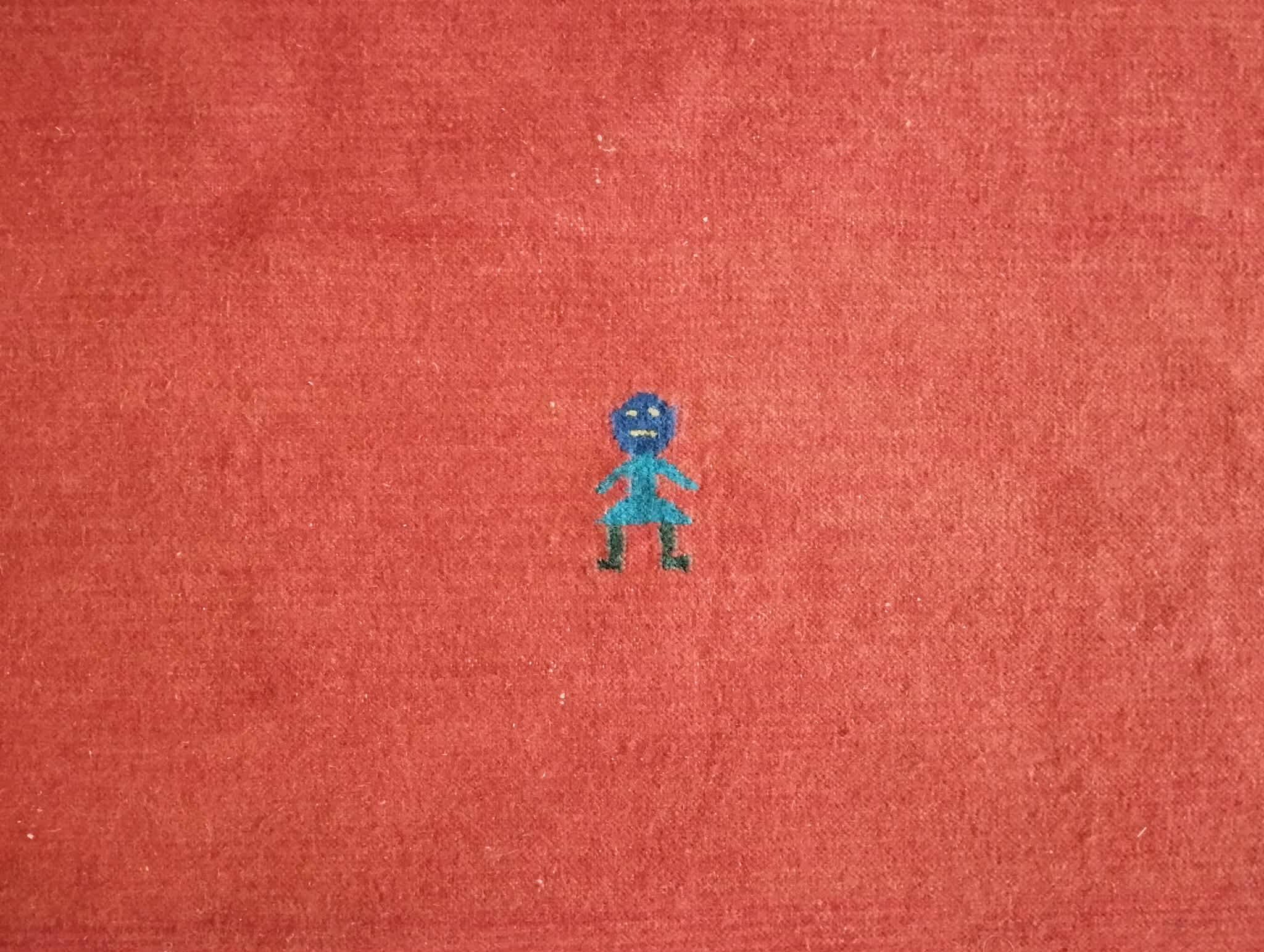 Handmade Indo Gabbeh rug 233x171cm