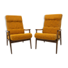 Pair of mid century armchairs, Czechoslovakia, 1960s