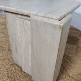 80s travertine coffee table