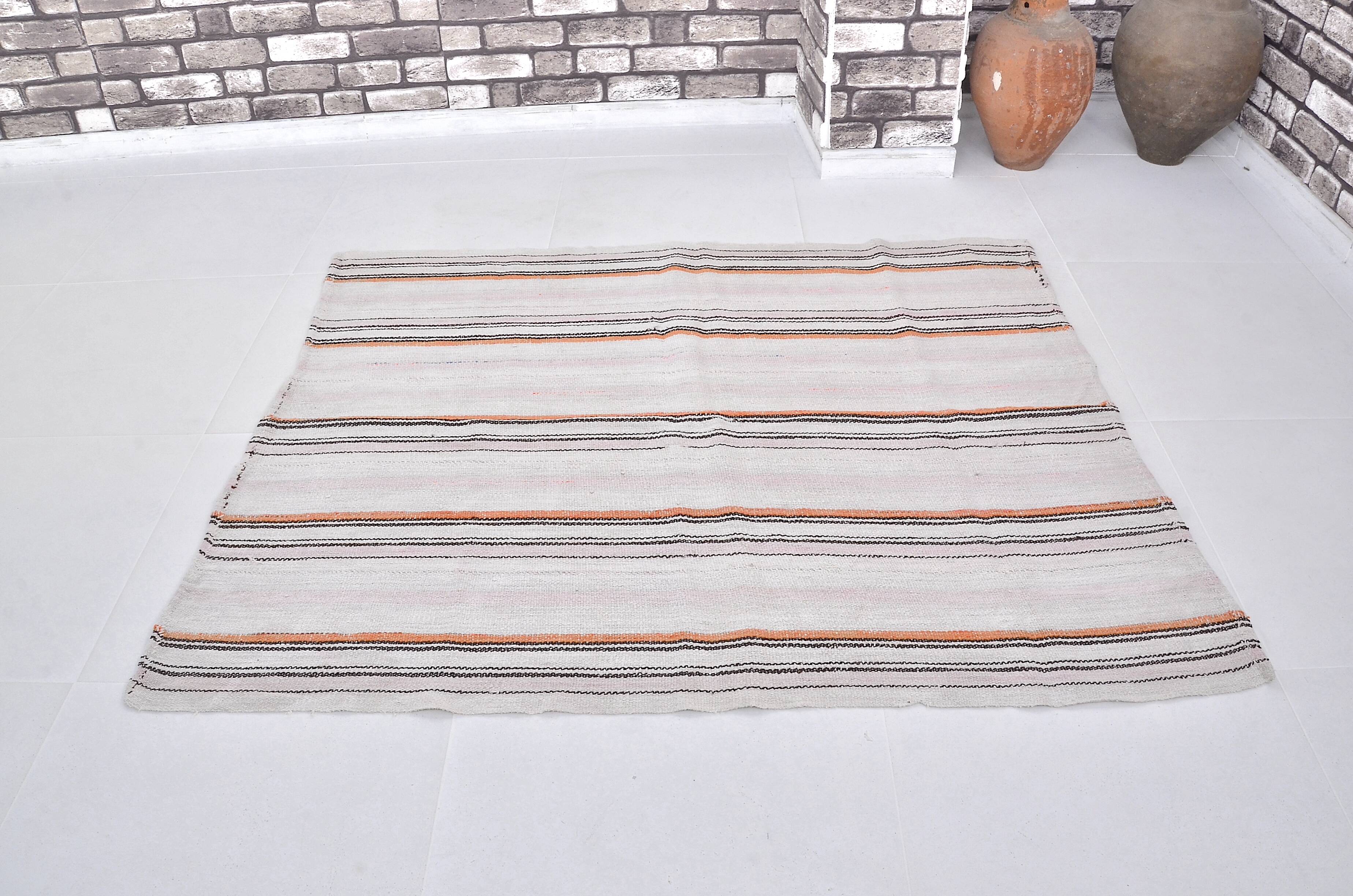 Stripe Anatolian Oushak Kilim Rug sku 3660