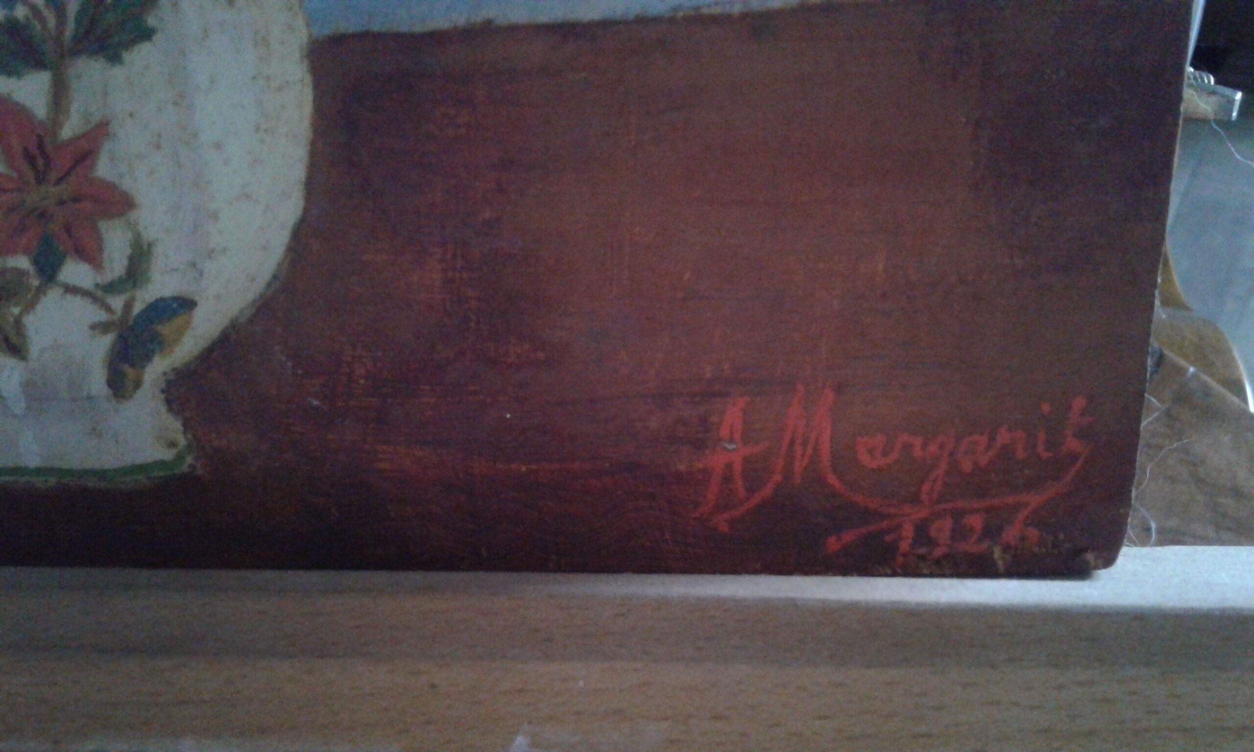 Bouquet of flowers, dated 1926