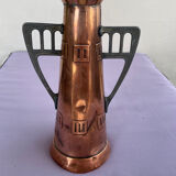 Copper Art Nouveau Vase