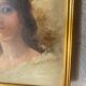 Portrait of a young woman with a laurel crown.