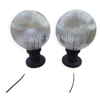 Pair of industrial lamps