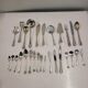 Cutlery set 170 pieces in silver metal goldsmith Chrysalia