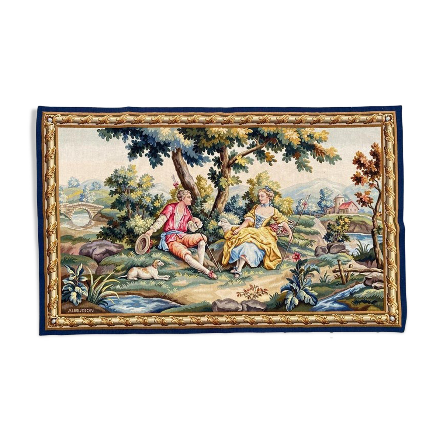 Mid-century French Aubusson tapestry