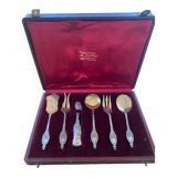 Solid silver mignardises cutlery set