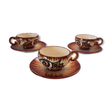 P. Fouillen ceramic cups