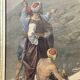 Old orientalist painting, Sebastia, after David Roberts 20th century