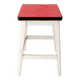 Red formica stool