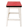 Red formica stool