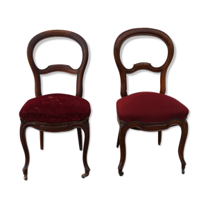 2 chaises louis philippe