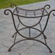 Curule stool/seat in Neo-Classical Empire style