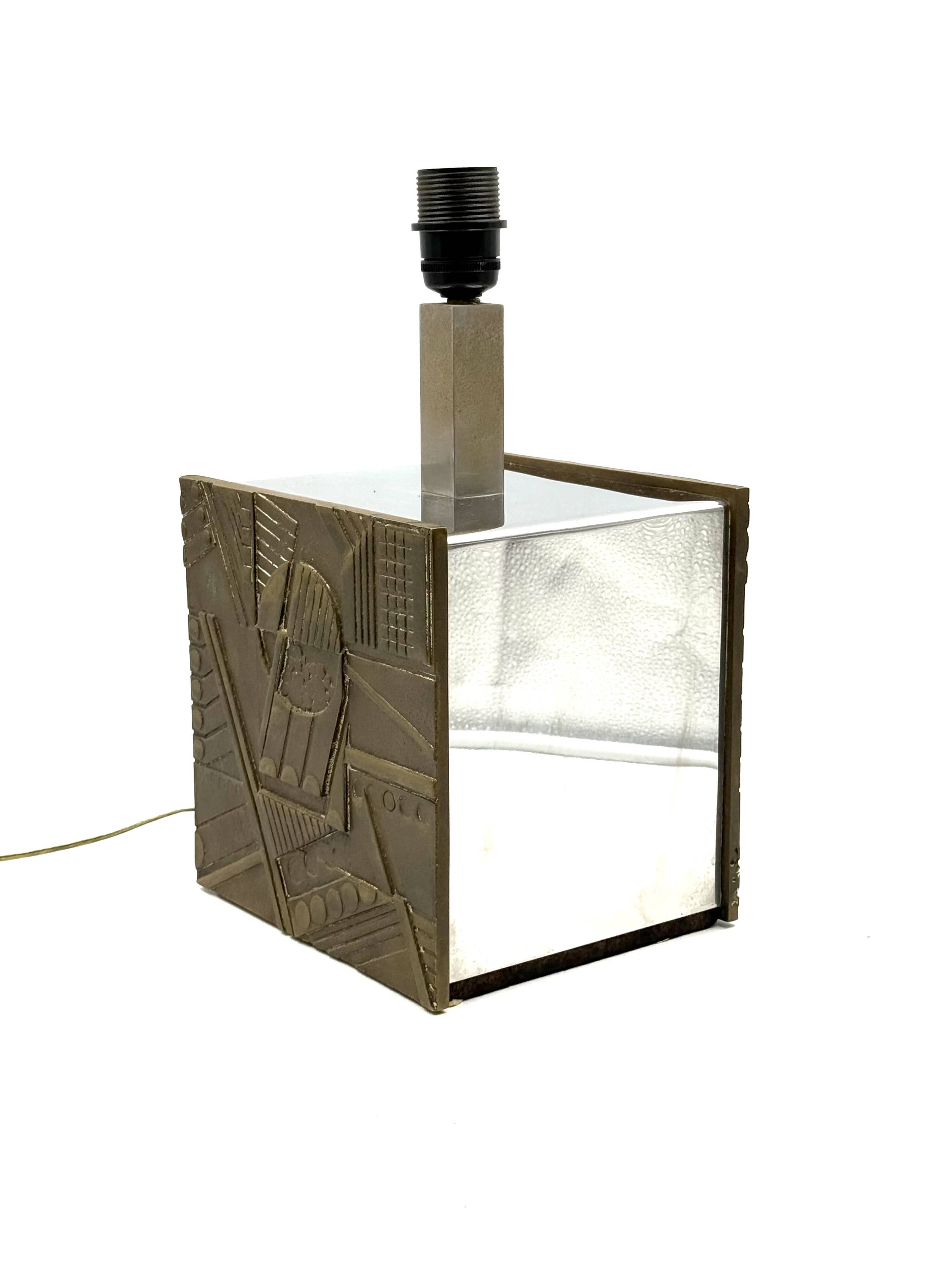 Luciano Frigerio, Hollywood Regency table lamp base, Italy 1970