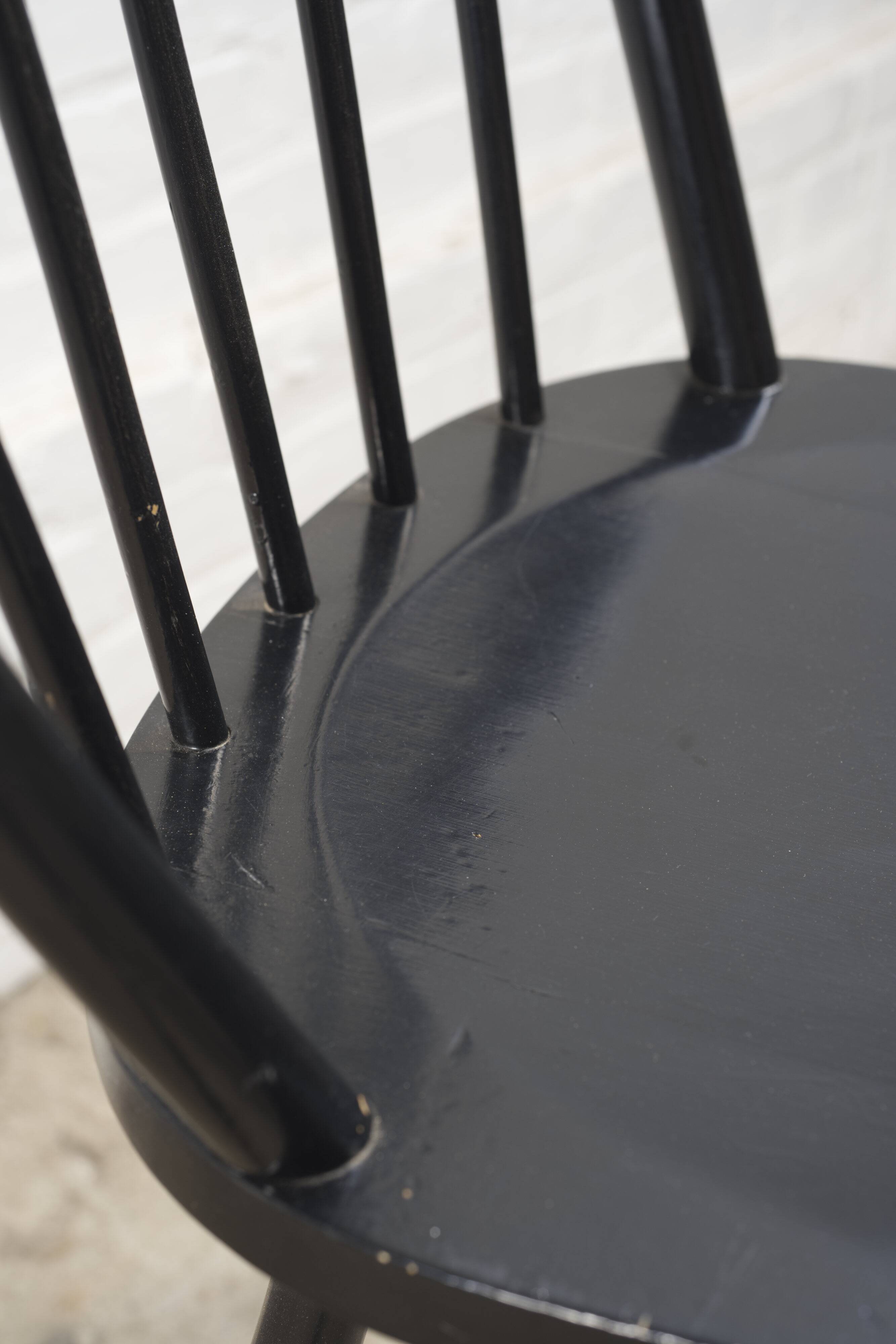 6x 'Windsor' dining chairs by Jørgen Anker Heegaard, Fritz Hansen, 1940