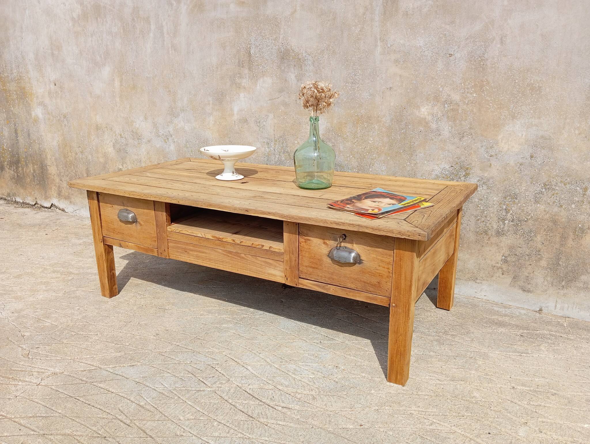 Table basse de ferme