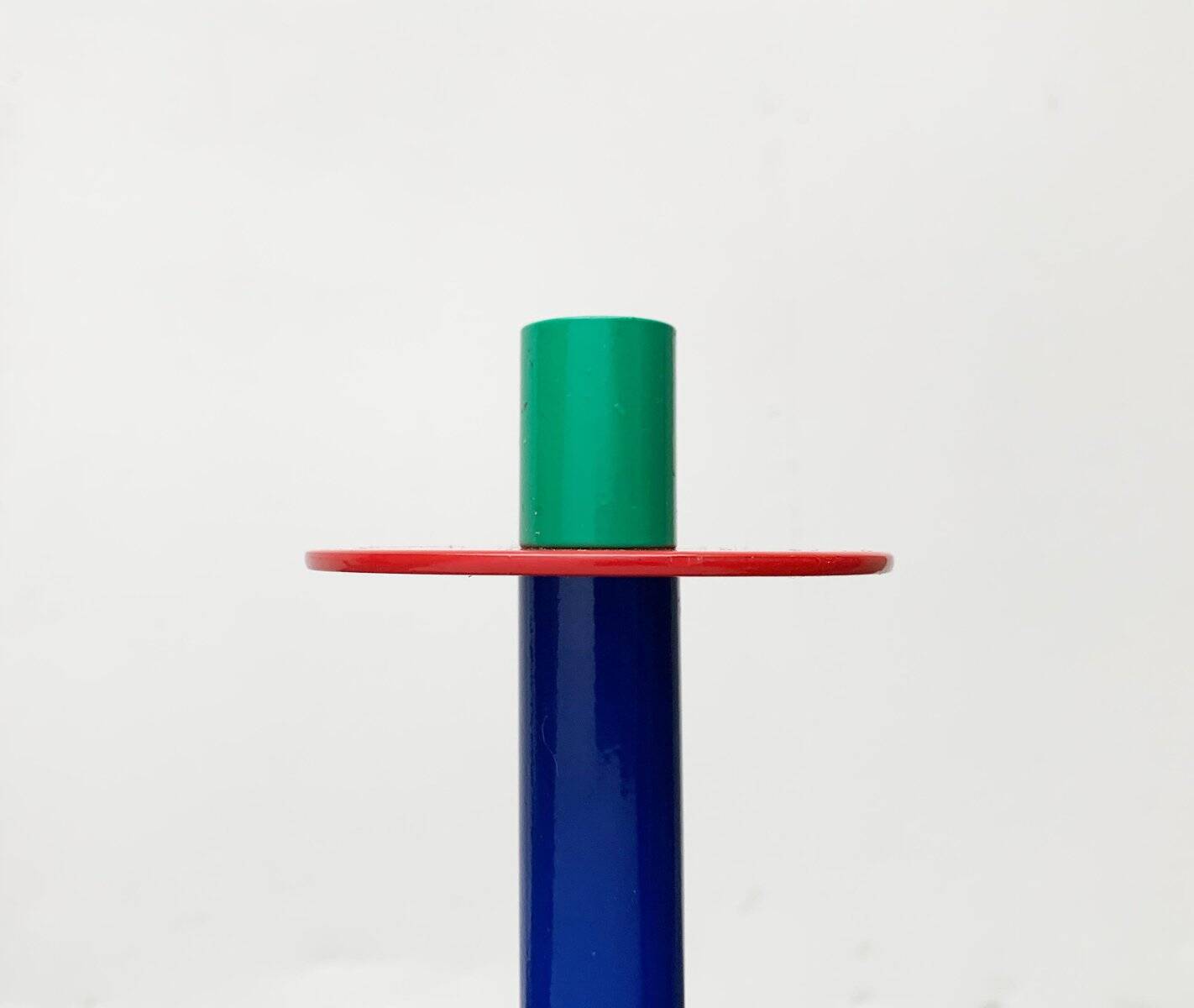 Postmodern German candlesticks by SKS, West Germany, set of 3.