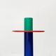 Postmodern German candlesticks by SKS, West Germany, set of 3.